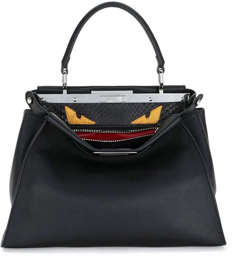 fendi monster satchel|fendi peekaboo satchel.